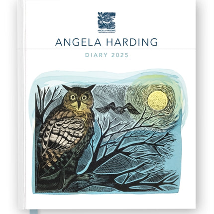 Angela Harding 2025 Desk Diary Planner  Week to View Illustrated throughout