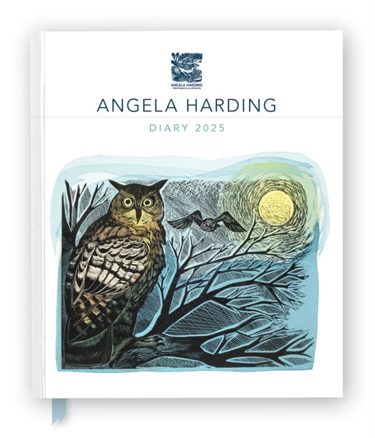 Angela Harding 2025 Desk Diary Planner  Week to View Illustrated throughout