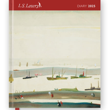 L.S. Lowry 2025 Desk Diary Planner  Week to View Illustrated throughout