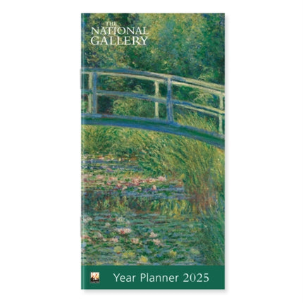 National Gallery Monet The WaterLily Pond 2025 Year Planner  Month to View