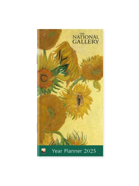 National Gallery Van Gogh Sunflowers 2025 Year Planner  Month to View