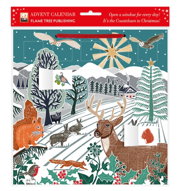 Kate Heiss Winter Wonderland Advent Calendar with stickers