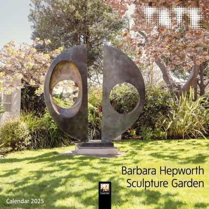 Tate Barbara Hepworth Sculpture Garden Mini Wall Calendar 2025 Art Calendar