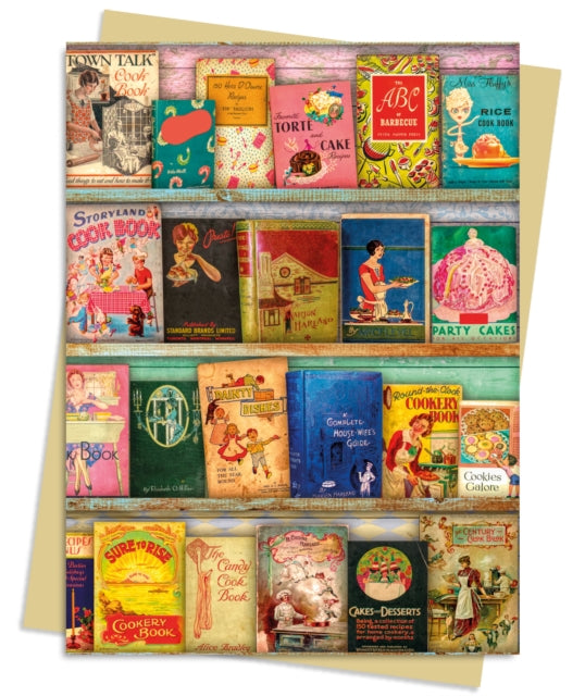 Aimee Stewart Vintage Cook Book Library Greeting