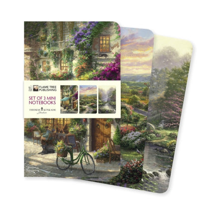 Thomas Kinkade Set of 3 Mini Notebooks