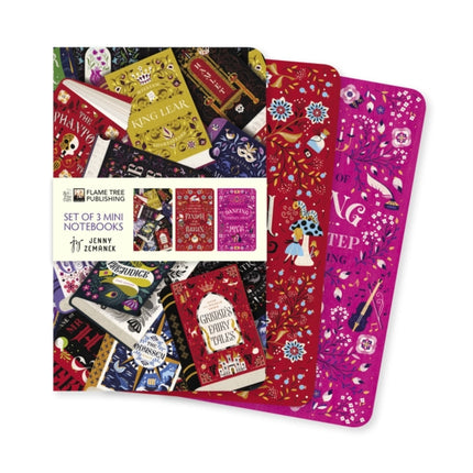 Book Lovers by Jenny Zemanek Set of 3 Mini