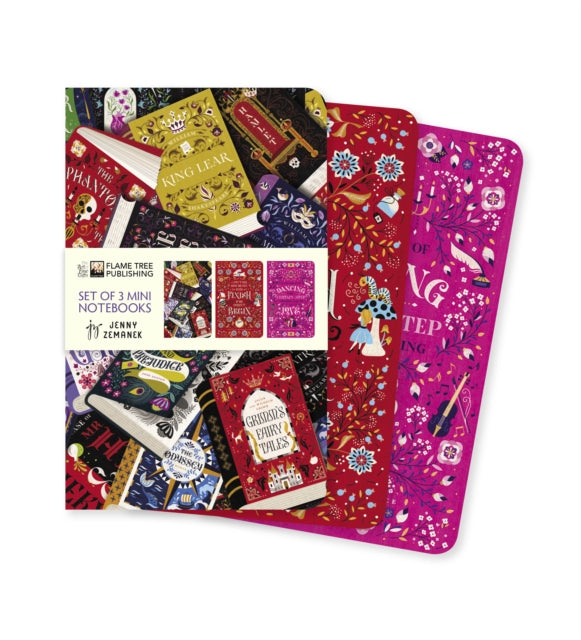 Book Lovers by Jenny Zemanek Set of 3 Mini