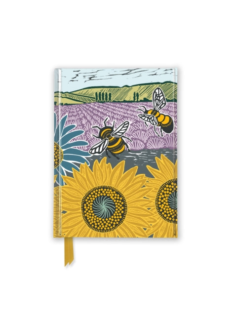 Kate Heiss Sunflower Fields Foiled Pocket Journal
