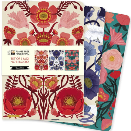 Nina Pace Set of 3 Midi Notebooks