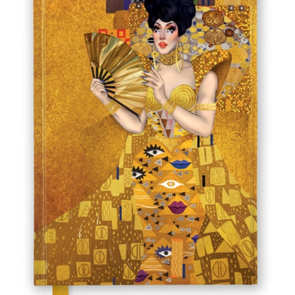 Art of Drag Portrait of a Golden Queen Foiled