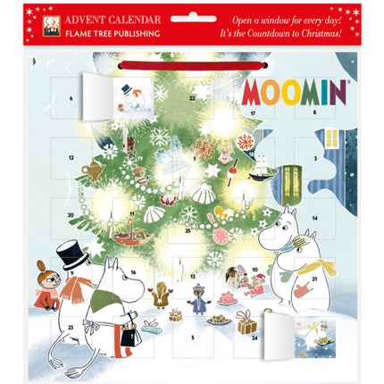 Moomin Christmas Comes to Moominvalley Advent Calendar with stickers