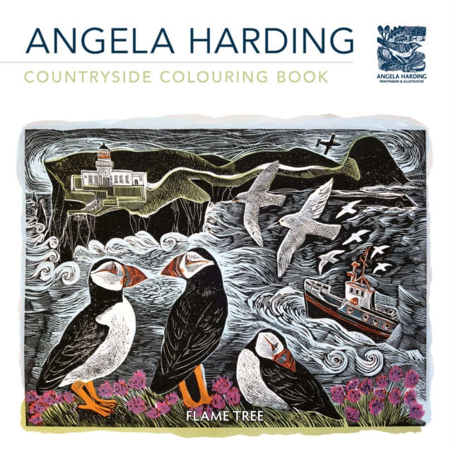Coastlines Angela Harding Colouring Book