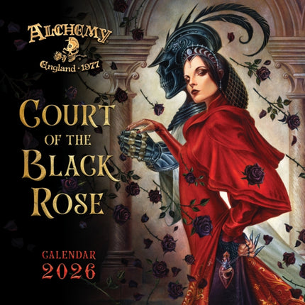 Alchemy Court of the Black Rose Wall Calendar