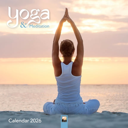 Yoga  Meditation Wall Calendar 2026 Art Calendar