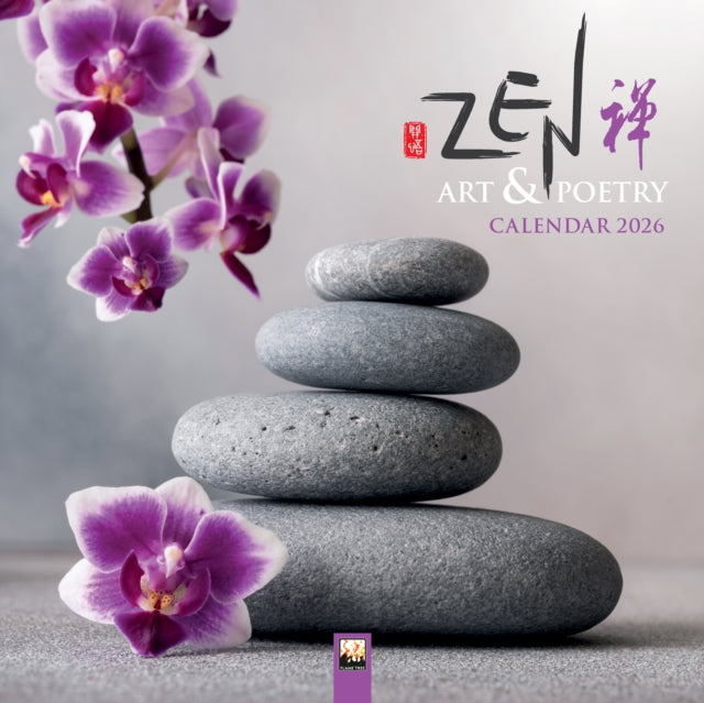 Zen Art  Poetry Wall Calendar 2026 Art Calendar