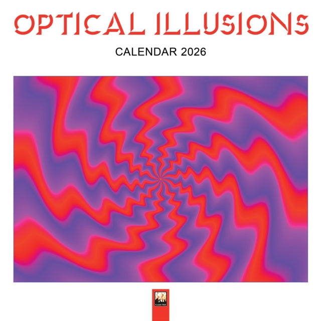 Optical Illusions Wall Calendar 2026 Art Calendar