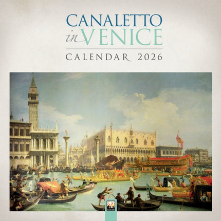 Canaletto in Venice Wall Calendar 2026 Art