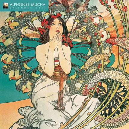 Alphonse Mucha Wall Calendar 2026 Art Calendar