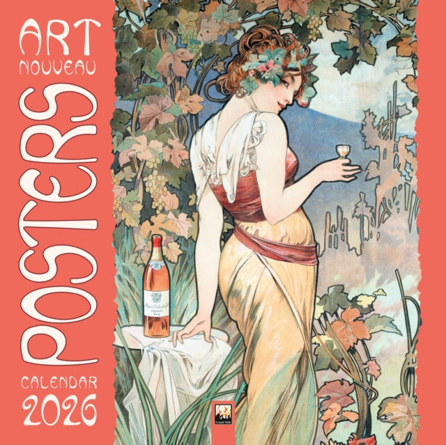 Art Nouveau Posters Wall Calendar 2026 Art