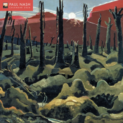 Paul Nash Wall Calendar 2026 Art Calendar