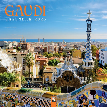 Gaudi Wall Calendar 2026 Art Calendar