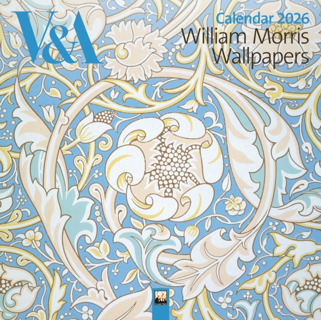 VA William Morris Wallpapers Wall Calendar 2026