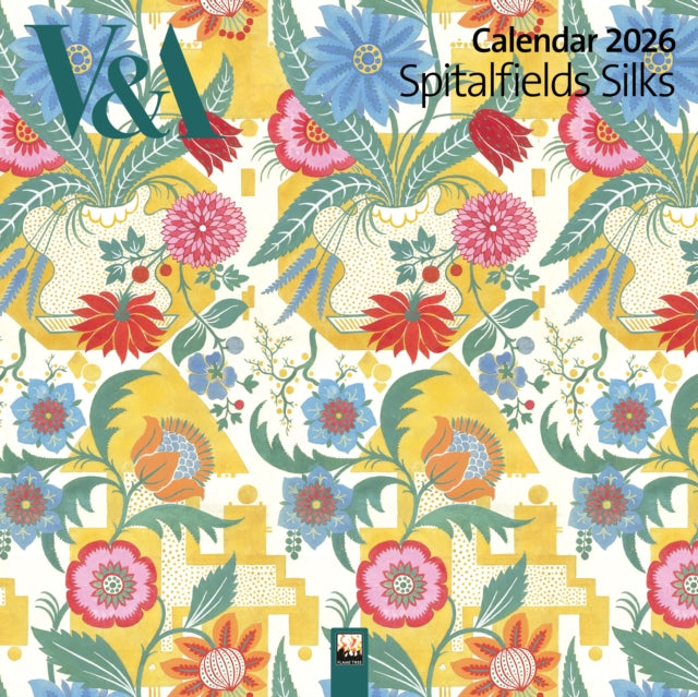 VA Spitalfields Silks Wall Calendar 2026 Art