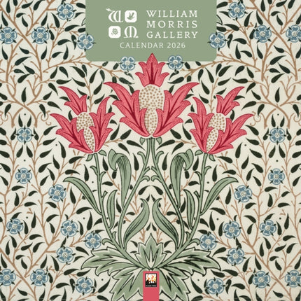 William Morris Gallery Wall Calendar 2026 Art