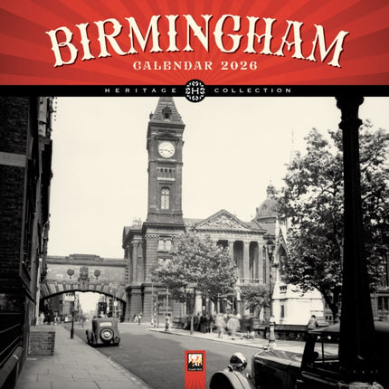 Birmingham Heritage Wall Calendar 2026 Art