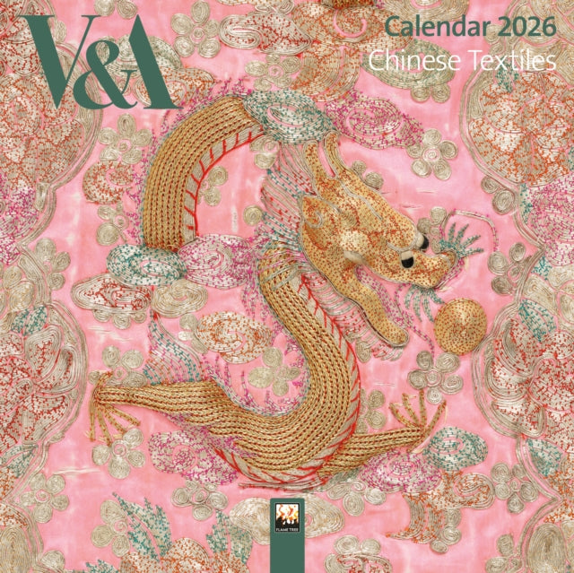 VA Chinese Textiles Mini Wall Calendar 2026 Art