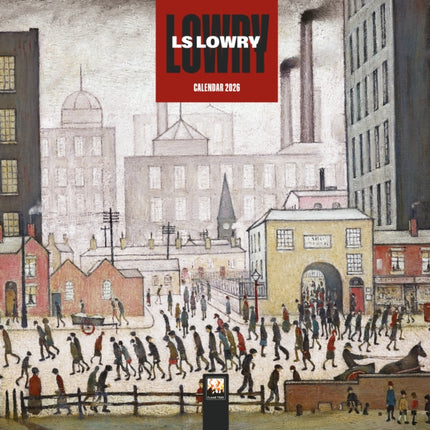 L.S. Lowry Mini Wall Calendar 2026 Art Calendar
