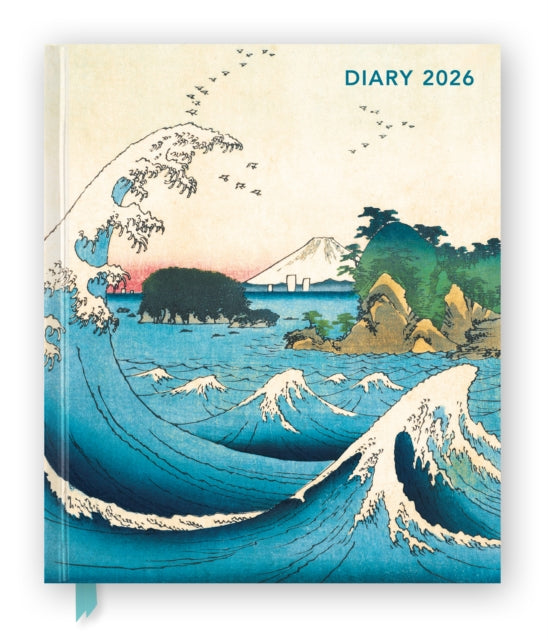 Japanese Woodblocks 2026 Desk Diary Planner  Week to View Illustrated Throughout
