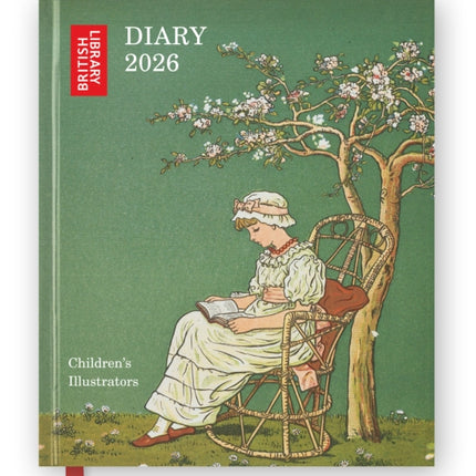 British Library Childrens Illustrators 2026 Desk Diary Planner  Week to View Illustrated throughout