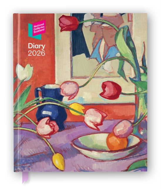 National Galleries Scotland 2026 Desk Diary Planner  Week to View Illustrated throughout