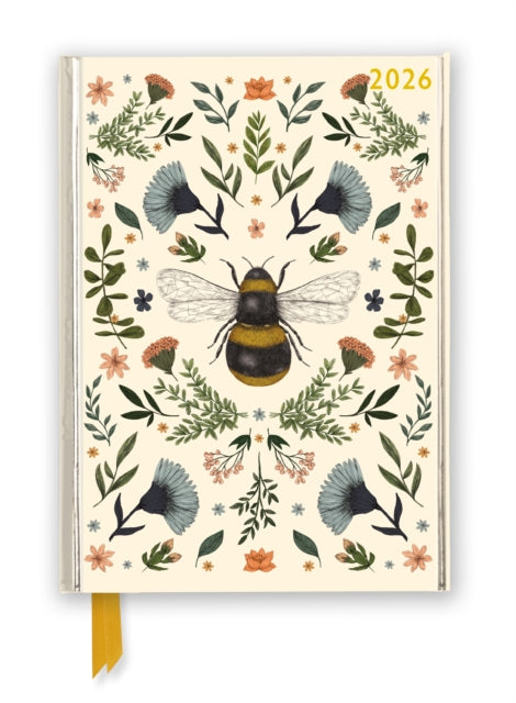 Jade Mosinski Botanical Bee 2026 Luxury Diary Planner  Page to View with Notes