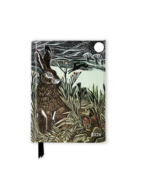Angela Harding Hidden Hares 2026 Luxury Pocket Diary Planner  Week to View