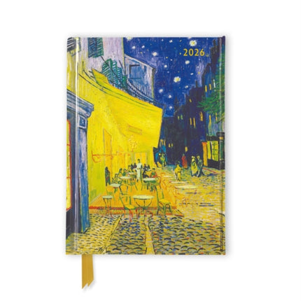 Vincent van Gogh Cafe Terrace 2026 Luxury Pocket Diary Planner  Week to View