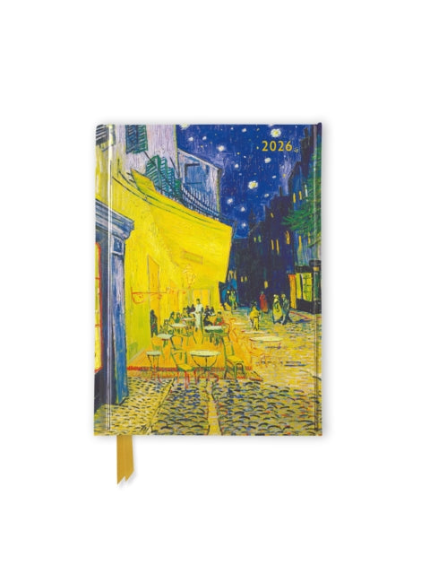Vincent van Gogh Cafe Terrace 2026 Luxury Pocket Diary Planner  Week to View