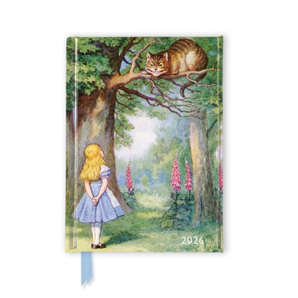 Alice  the Cheshire Cat 2026 Luxury Pocket Diary Planner  Week to View
