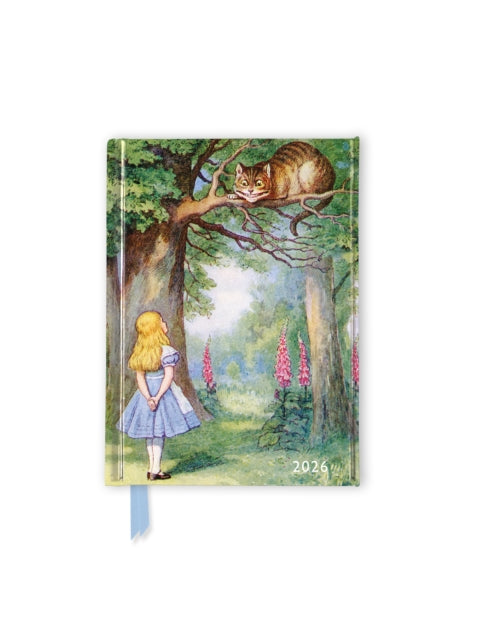 Alice  the Cheshire Cat 2026 Luxury Pocket Diary Planner  Week to View