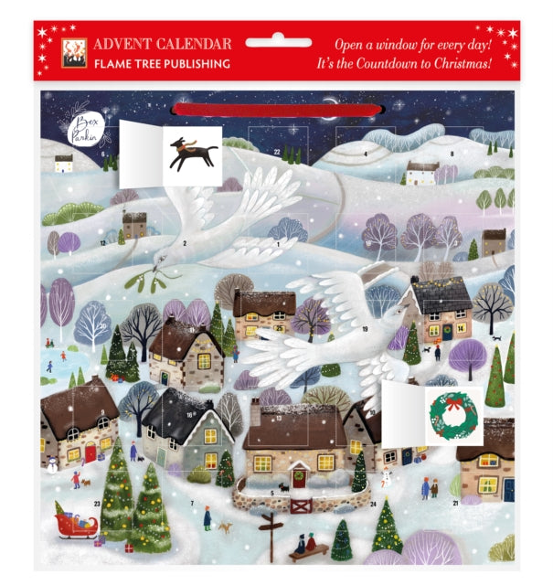 Bex Parkin Doves Advent Calendar with stickers
