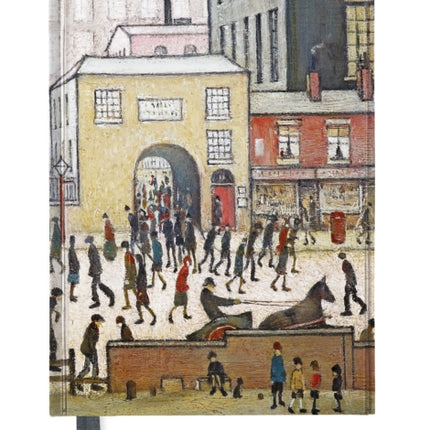 L.S. Lowry Coming from the Mill Foiled Journal
