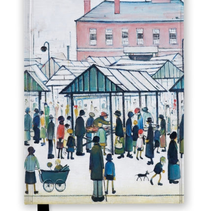 L.S. Lowry Market Scene Foiled Journal