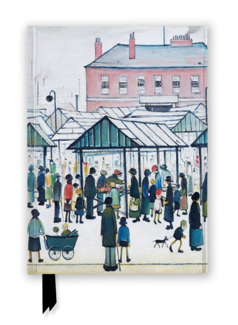 L.S. Lowry Market Scene Foiled Journal