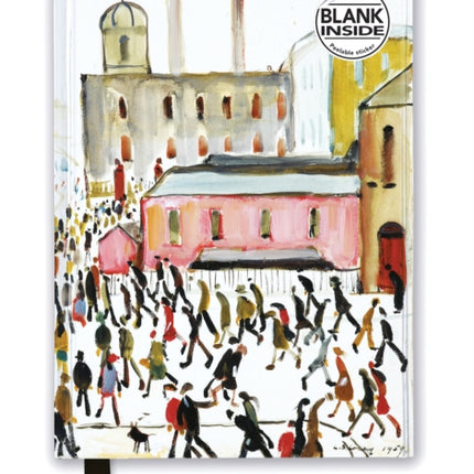 L.S. Lowry Going to Work Foiled Blank Journal