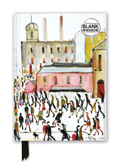 L.S. Lowry Going to Work Foiled Blank Journal