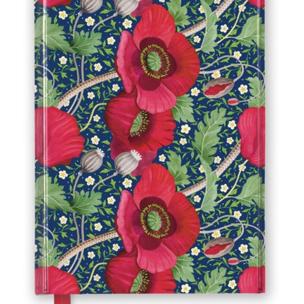 Bex Parkin Red Poppies Foiled Journal