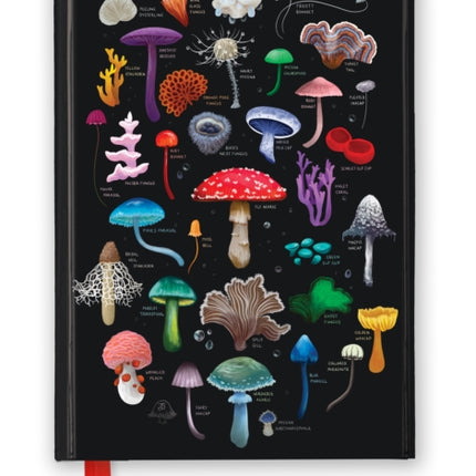 Anna Stead Mushroom  Fungi Herbal Foiled Journal