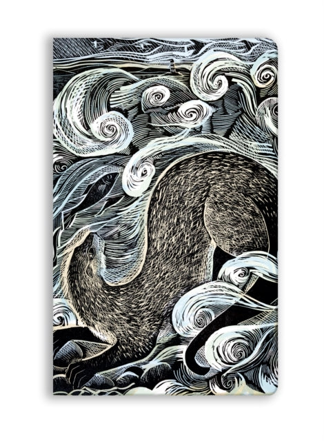 Angela Harding Shetland Otter Shetland Sea Soft Touch Journal
