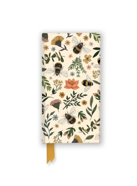 Jade Mosinski Garden Bees Foiled Slimline Journal